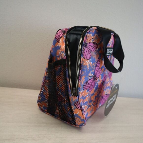 Betsey Johnson TBJ-1286 Butterfly Insulated Lunch Tote W/Mesh Pouch - Picture 5 of 6